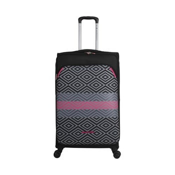 Troler cu 4 roți lulucastagnette diamond , 71 l, negru