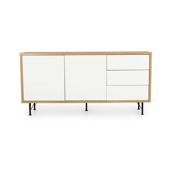 Comodă tenzo flow, lungime 164 cm, alb