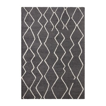 Covor elle decor glow vienne, 160 x 230 cm, gri închis