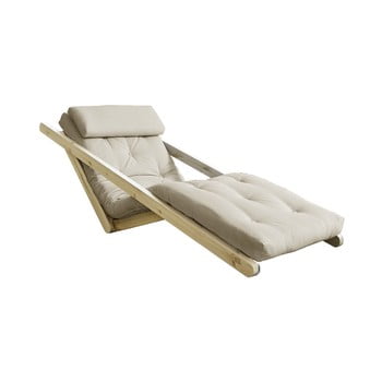 Șezlong extensibil karup design figo natural, bej