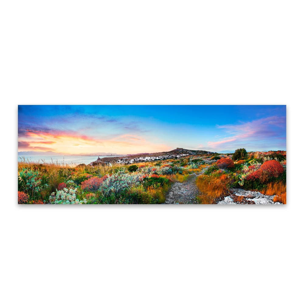 Obraz na plátně Styler Colorful Sea, 150 x 60 cm