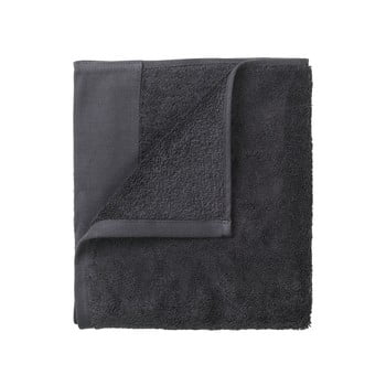Set 4 prosoape pentru mâini blomus. 30 x 30 cm, gri închis