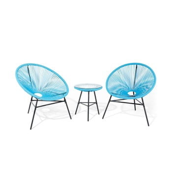 Set mobilier de grădină monobeli bohemian, albastru