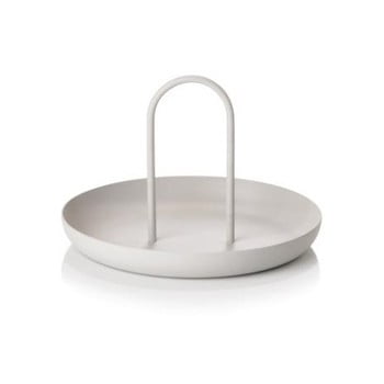 Tavă din metal pentru servire zone singles, ø 20 cm, gri deschis