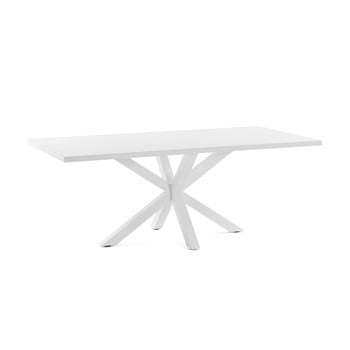Masă la forma arya, lungime 160 cm, alb