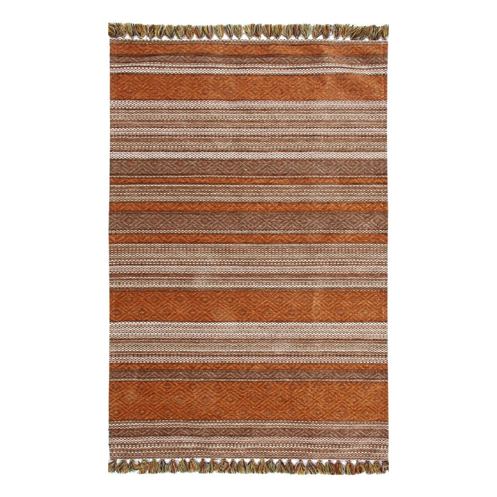 Koberec Eco Rugs Cappucino Stripes, 160 x 230 cm