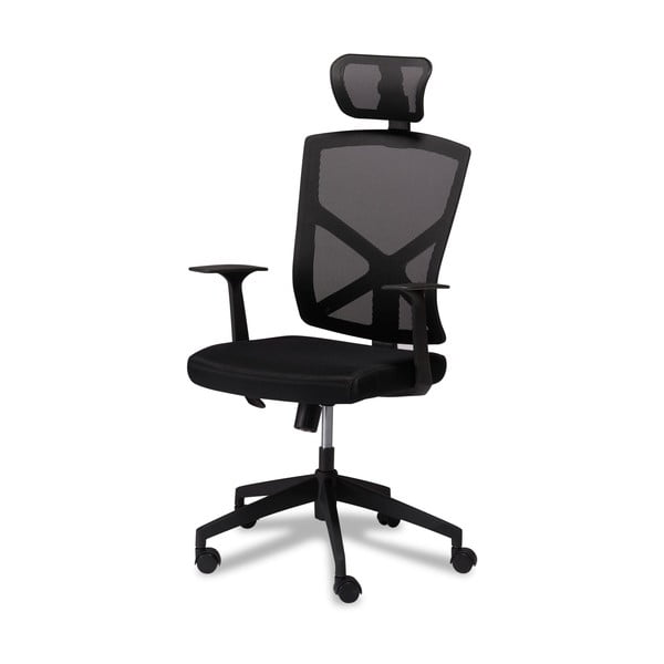 Černá kancelářská židle Furnhouse Nova