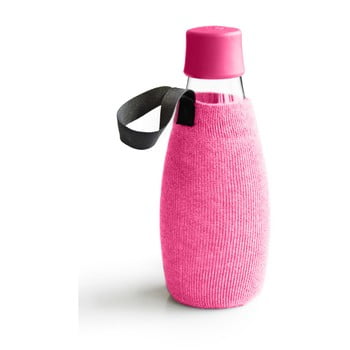 Husă pentru sticlă cu garanție pe viață retap, 500 ml, roz