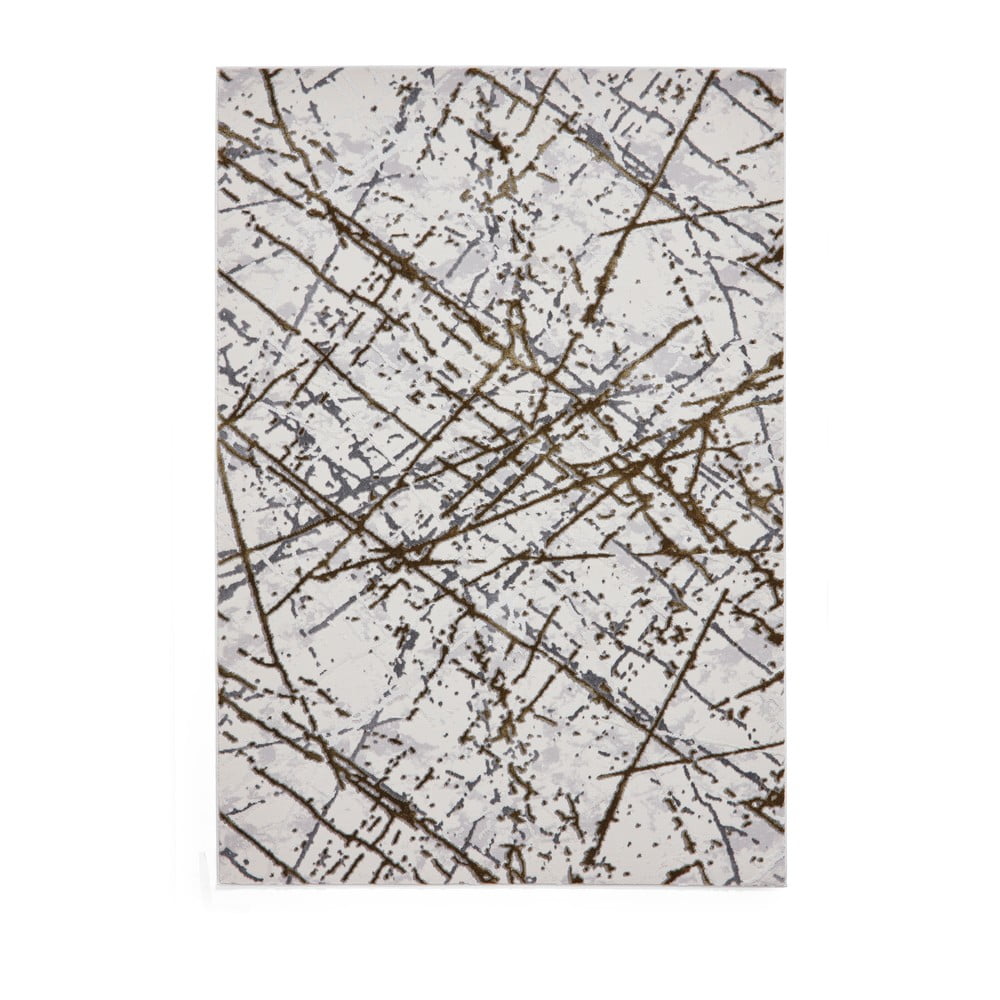 Koberec ve světle šedo-zlaté barvě 120x170 cm Artemis – Think Rugs