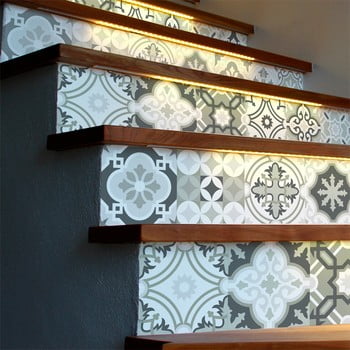Set 2 autocolante pentru scări ambiance oslo, 105 x 15 cm