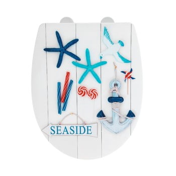 Capac wc cu finisaj lucios wenko seaside, 45 x 36,5 cm