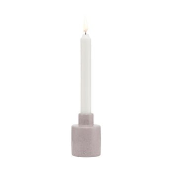 Sfeșnic din ceramică a simple mess orgon lilac ash, ⌀ 6,5 cm