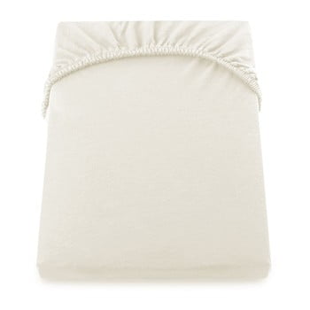 Cearșaf de pat cu elastic decoking nephrite, 220-240 cm, crem