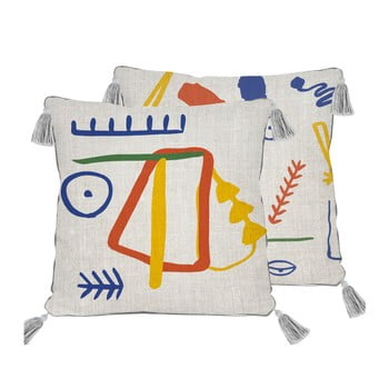 Față de pernă reversibilă madre selva juno face, 45 x 45 cm