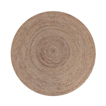 Covor din iută label51 rug,⌀ 180 cm