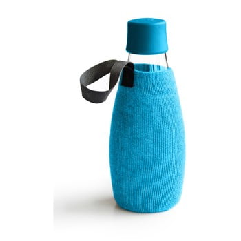 Husă pentru sticlă cu garanție pe viață retap, 500 ml, albastru deschis
