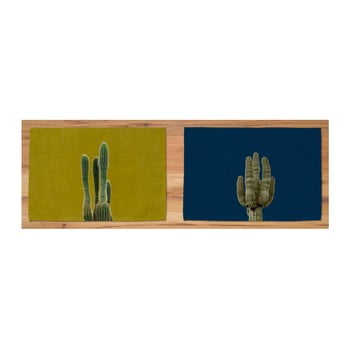 Set 2 suporturi farfurie surdic cactus