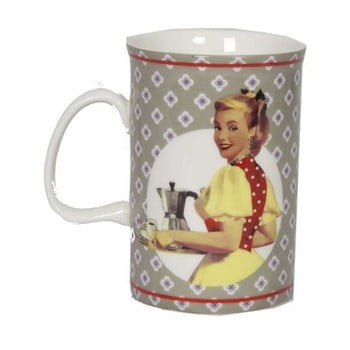 Cană antic line retro gris