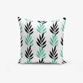 Față de pernă cu amestec din bumbac minimalist cushion covers colorful leaf modern, 45 x 45 cm