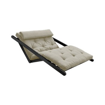 Canapea extensibilă karup design figo black, gri - bej