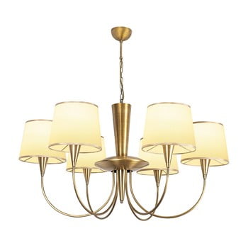 Lustră metalică Opviq lights Lena, auriu