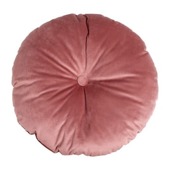 Puf din catifea house nordic luso, ø 45 cm, roz