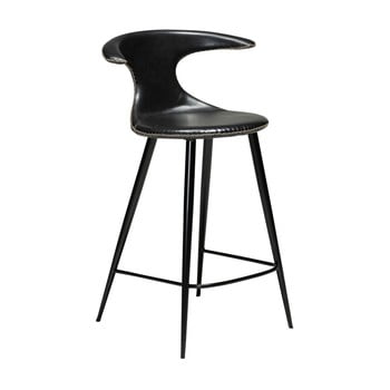 Scaun bar din piele ecologică dan–form denmark flair, negru