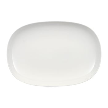 Platou adânc din porțelan villeroy & boch urban nature, 35 x 24 cm, alb