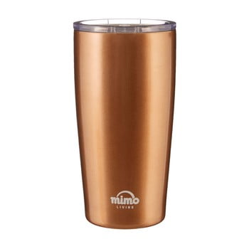 Pahar termos de voiaj premier housewares travel, 550 ml, arămiu