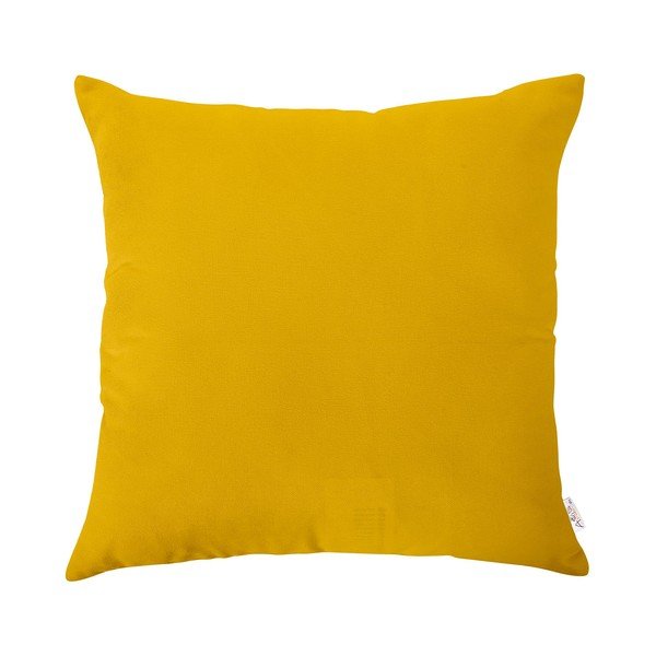 Žlutý povlak na polštář Apolena, 43 x 43 cm