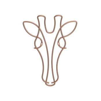 Cuier de perete în formă de girafă metaltex, lățime 20 cm
