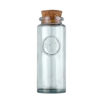 Recipient din sticlă reciclată cu dop Ego Dekor Authentic, 200 ml