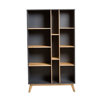 Bibliotecă marckeric cris, gri antracit