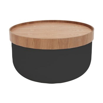 Măsuță de cafea canett olivia, negru