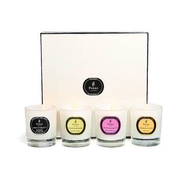 Set de lumânări parks london, aromă santal, grapefruit, rozmarin, bergamotă
