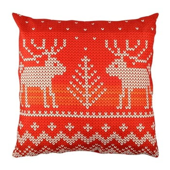 Pernă cu cerbi Christmas Knitting