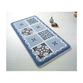 Covoraș de baie confetti bathmats ceramic, 80 x 140 cm, albastru