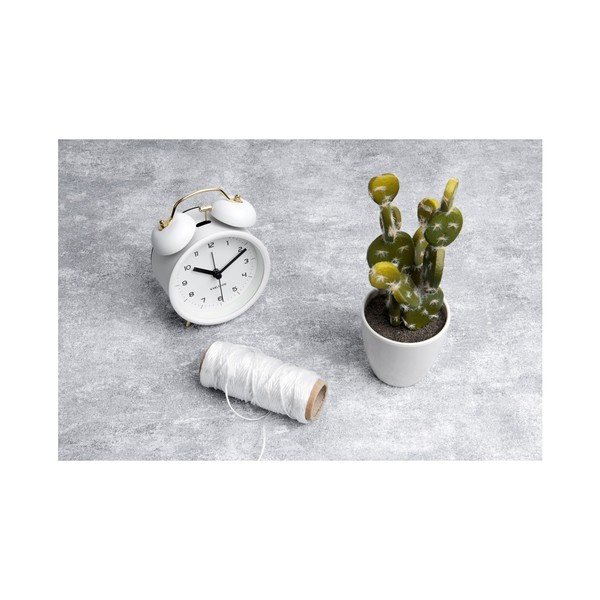 Bílý budík Karlsson Classic