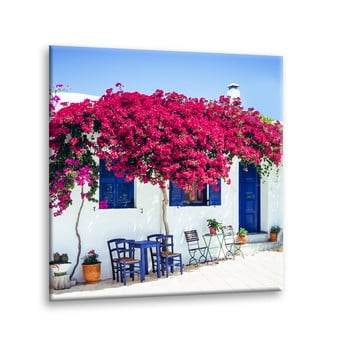 Tablou styler glasspik destination greece ii, 30 x 30 cm