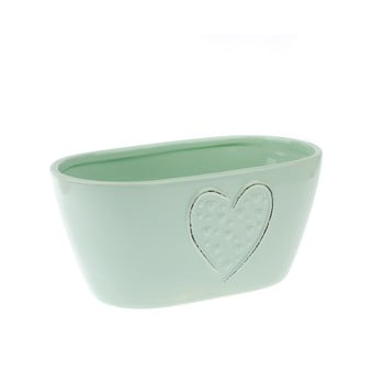 Ghiveci din ceramică dakls, verde