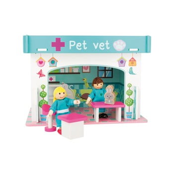 Spital veterinar din lemn pentru copii Legler Playhouse Animal Hospital