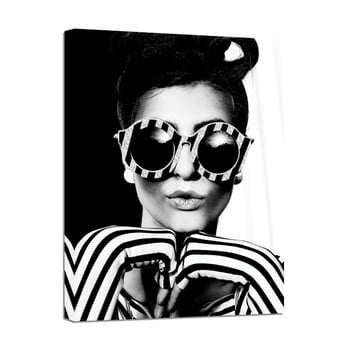 Tablou styler canvas glam glasses, 60 x 80 cm