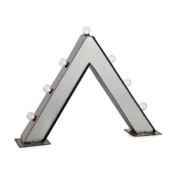 Sfeșnic cu led markslöjd järnerud, înălțime 30 cm, gri