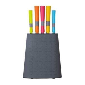 Set cuțite cu mâner din cauciuc premier housewares multi, 5 buc.