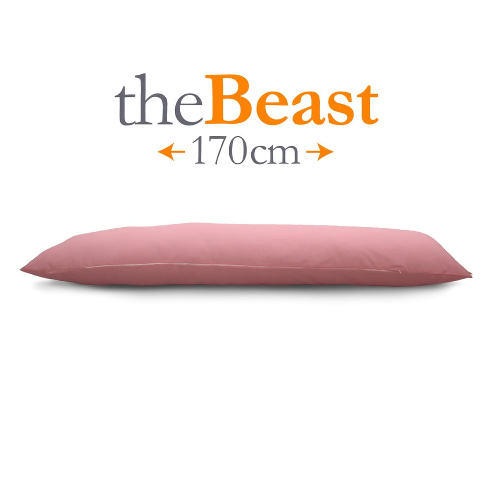 Polštář The Beast, růžový, vhodný pro kohokoli