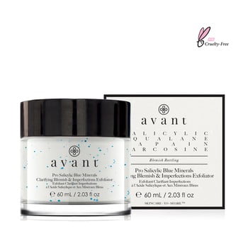 Exfoliant pentru ten Avant Pro Salicylic Blue Minerals Clarifying Blemish & Imperfections Exfoliator, 60 ml