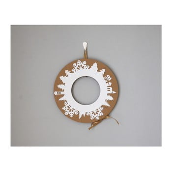 Coroniță advent cu panglică aurie unlinited design for kids
