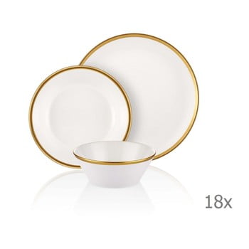 Set 18 vase din porțelan mia halos gold