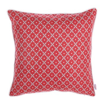 Faţă de pernă apolena rustic pattern, 43 x 43 cm, roşu