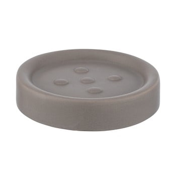 Săpunieră ceramică wenko polaris, gri - bej mat